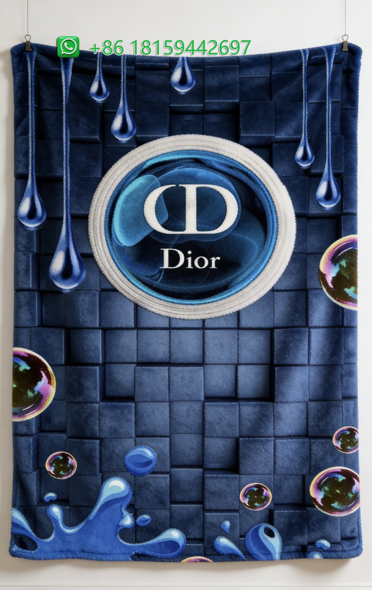 Dior Throw Blankets